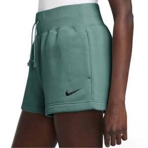 Nike Large Women’s NEW Phoenix Fleece Knit Shorts in Bicoastal Teal Lounge Comfy